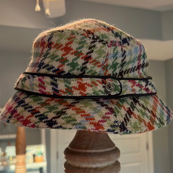 Coach Girl’s Wool Tattersall Crusher - Picture 1 of 2